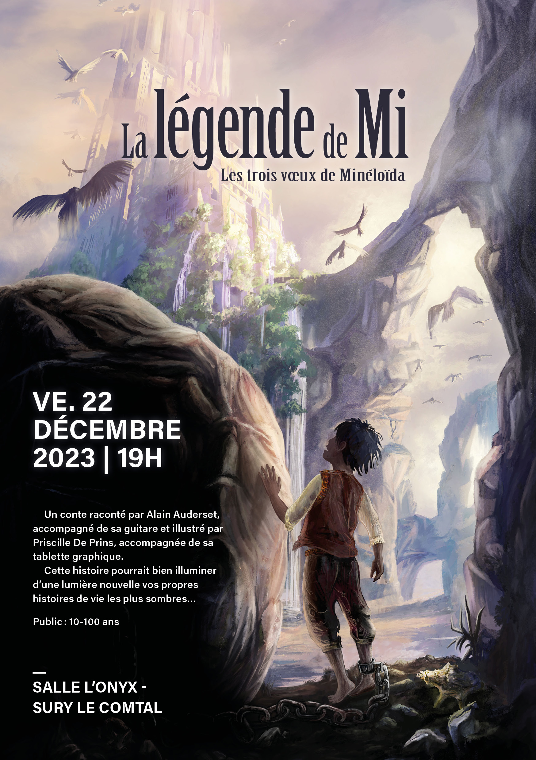 Spectacle de Alain Auderset vendredi 22 décembre 2023 à 19h00